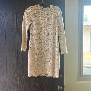 Light pink lace dress from express never worn